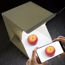 Мини Портативный складной lightbox фотографии Аксессуары для фотостудий Софтбоксы Освещение комплект световой короб для iphone samsang цифровых зеркальных Камера