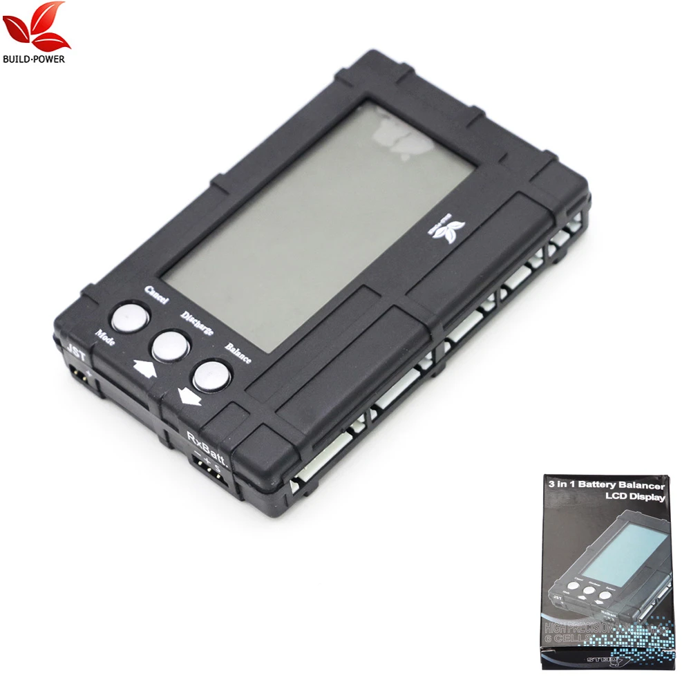 3 in 1 RC 2s-6s LCD Li-Po Battery Balancer Voltage Meter Tester and Discharger