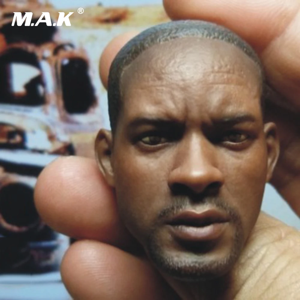 

1/6 BT007 Will Smith Am Legend Male Head Sculpt Head Carving Model Fit 12" Action Figure Accessoires