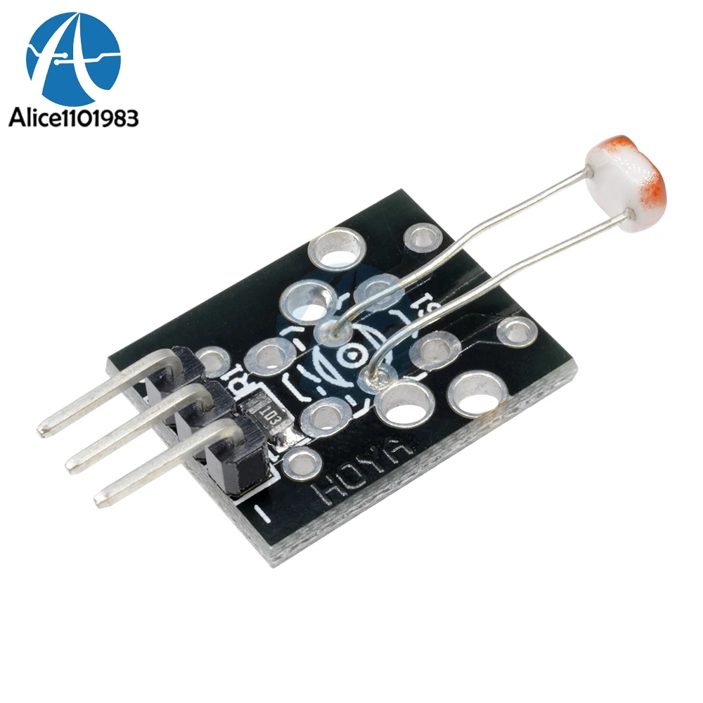 

5PCS photosensitive Optical Sensitive Resistance Light sensor Board module detects resistor module for arduino diy kit KY-018
