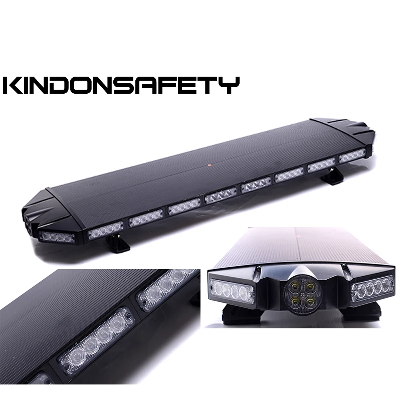 

Free shipping! 3W bright LED Warning Lightbar amber strobe light bar tow lightbar, DC 12V or 24V, 120cm/47 inch, TIR 4 LEDs