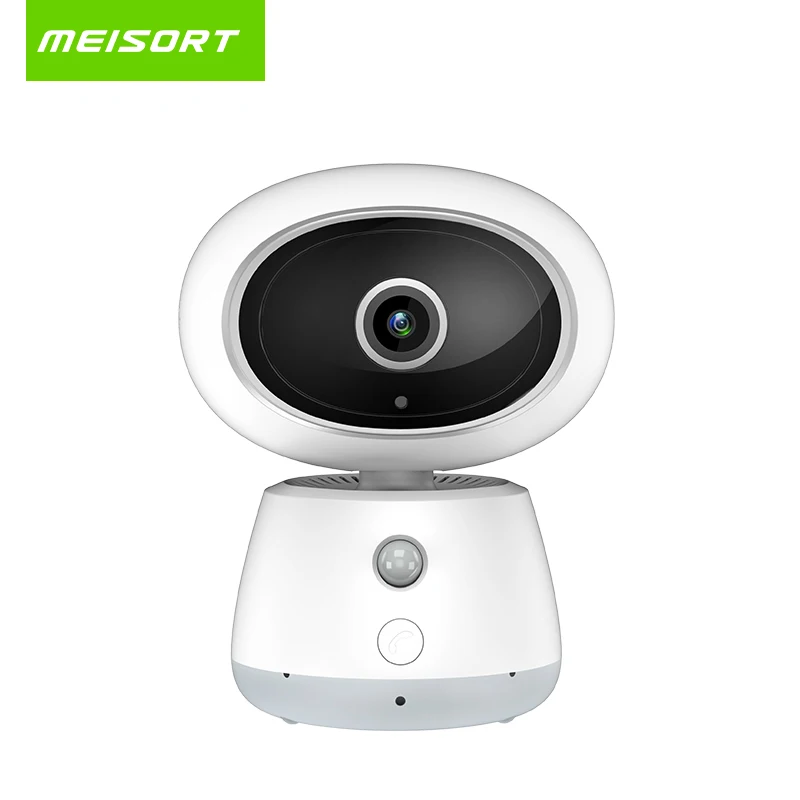 Детский Монитор Meisort 1080P мини-камера рыбий глаз инфракрасная Wifi камера оповещение