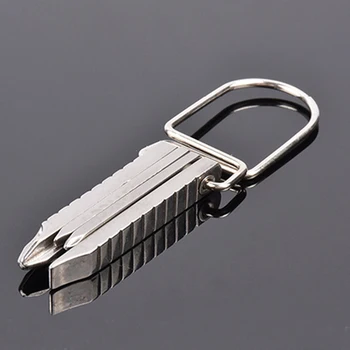 

4 in 1 multifunction Mini Tool Phillips screwdriver with key buckle EDC tools