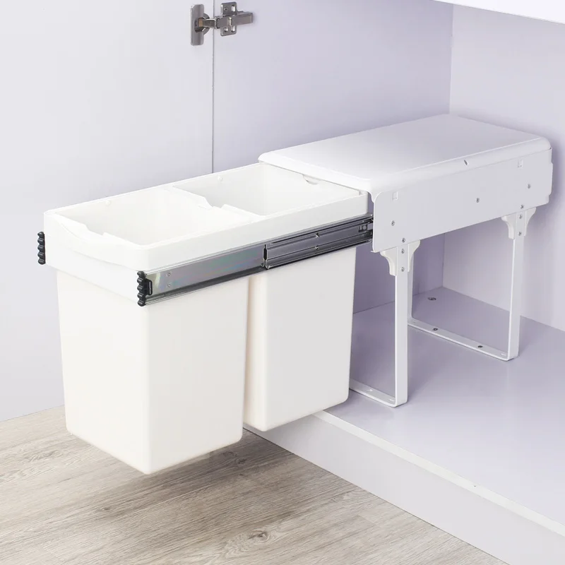  Built-in trash can in the kitchen concealed cabinet - 32911921763