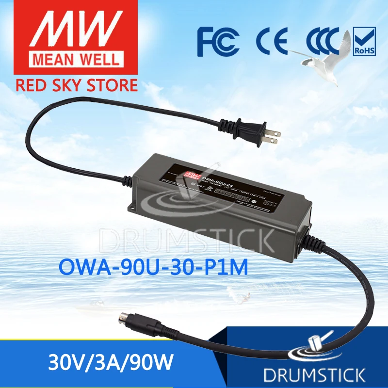 

MEAN WELL OWA-90U-30-P1M 30V 3A meanwell OWA-90U 30V 90W Single Output Moistureproof Adaptor