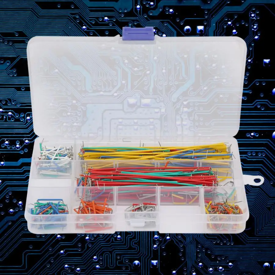 

560pcs/set Jumper Wire Kit Solderless Breadboard Multicolored Jumper Cable Wire Kit Assorted Lengths Wires