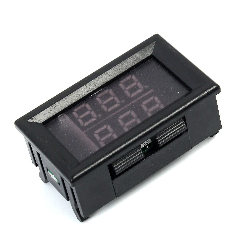 

SDFC-0.56 inch Red+Blue Dual Display Digital LED Thermometer Temperature Meter Waterproof Metal Probe Sensor Module -20~100 Ce