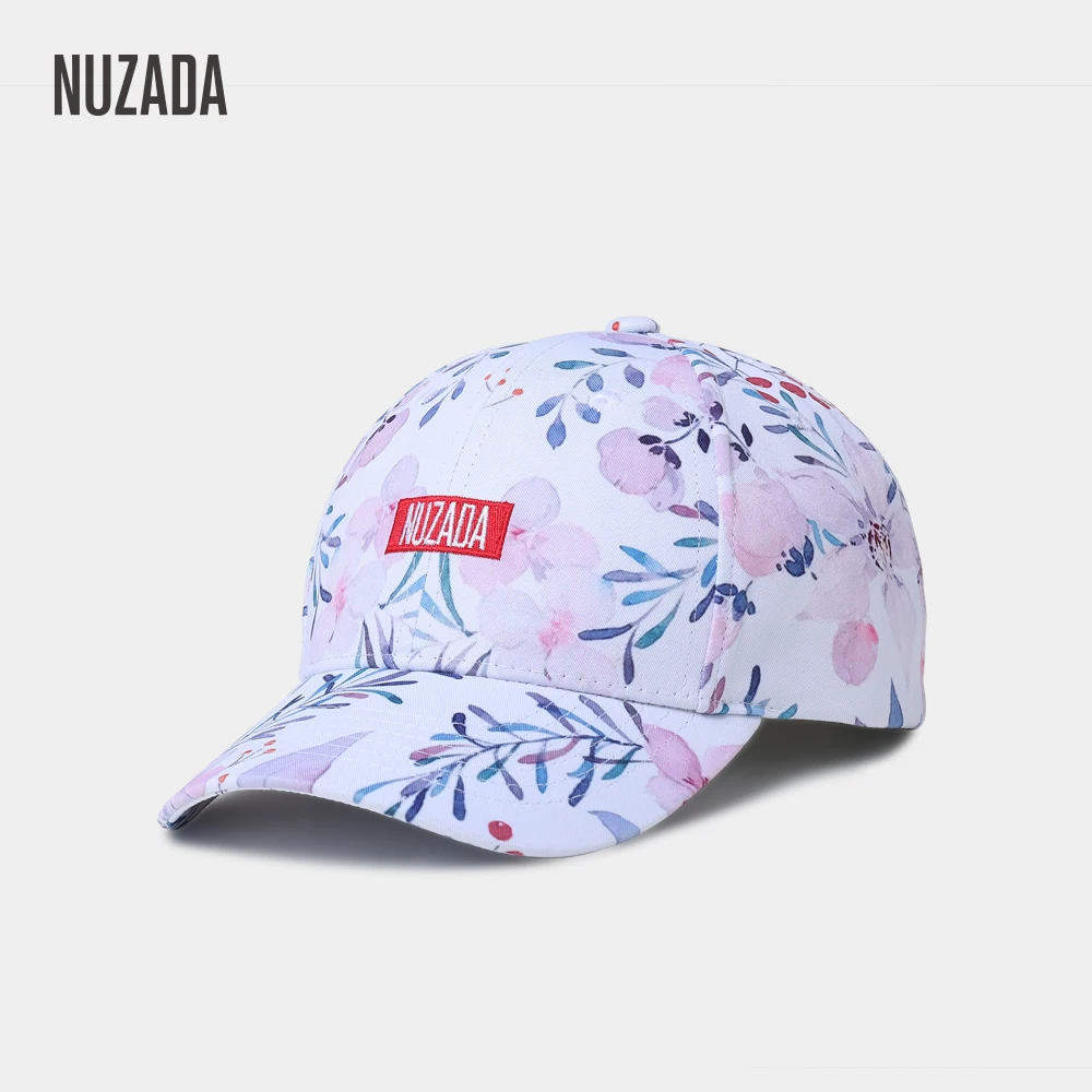 NUZADA MS свежий Стиль Snapback вышивка письмо логотип Для женщин Бейсбол Кепки печати 3D Весна, лето, осень Hat