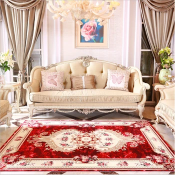 

Luxury European Style Royal Large Carpets For Living Room Bedroom Meeting Room Living Room Carpet Area Rug Home Floor Door Mat