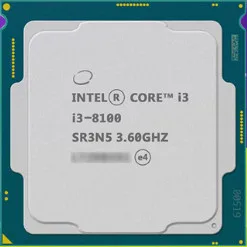 Процессор Intel Core i3 8 серии I3 8100 I3-8100 i3-8100 процессор LGA 1151-land FC-LGA 14 нанометров четырехъядерный