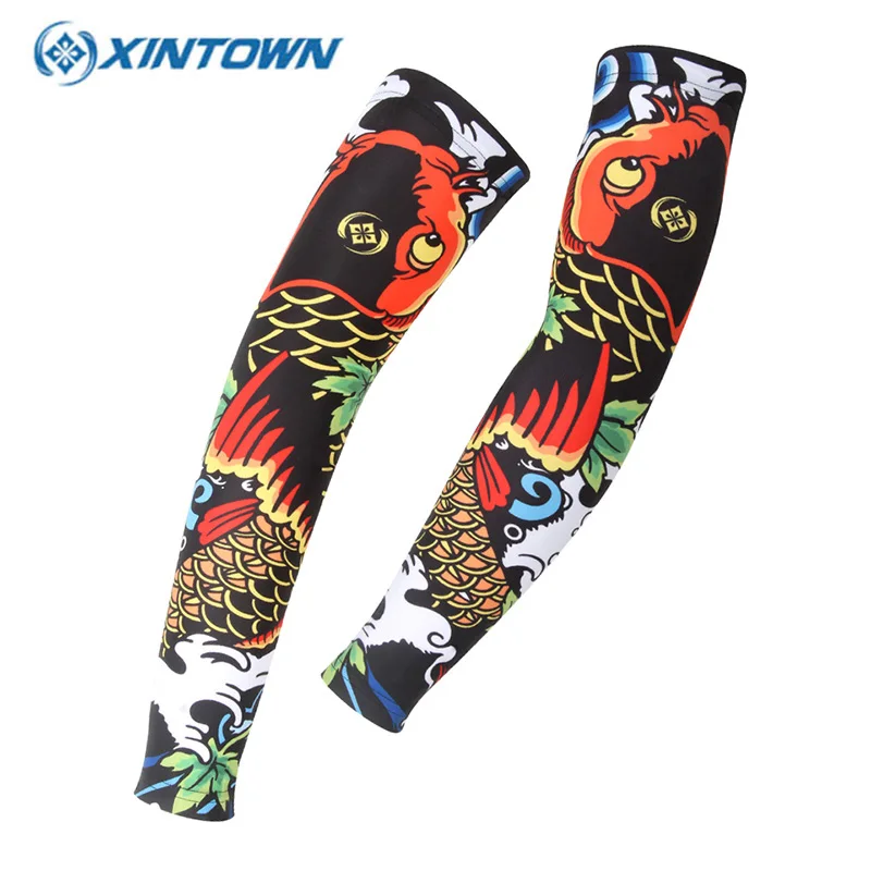 Prix pour XINTOWN de Course En Plein Air Sport Bras Manches De Protection Solaire Uv Polyester Compressport De Pêche, Randonnée, Cyclisme Manchettes Prix pour XINTOWN de Course En Plein Air Sport Bras Manches De Protection Solaire Uv Polyester Compressport De Pêche, Randonnée, Cyclisme Manchettes