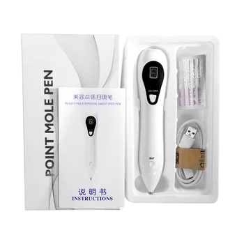 

Laser Plasma LCD Display Freckle Remover Electric Dark Spot Removal Pen Tattoo Eraser Dot Mole Wart Tag Cleaner Skin Care Tool