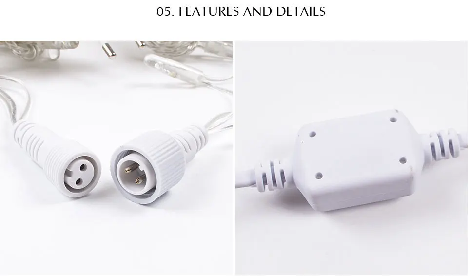 Emissor de Luz da Decoração do Natal Decoração da Festa de Casamento ao ar Luzes do Jardim Luzes de Fadas Luz do Sincelo do Diodo Livre L3m 220 v Pvc Led 13 L3m 220 V PVC LED luz do