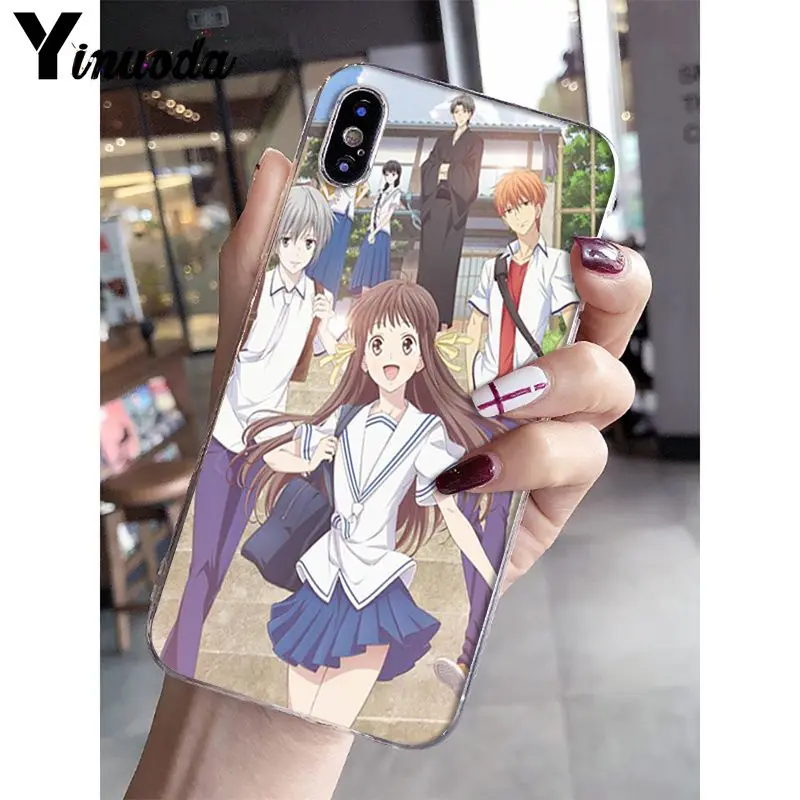 Чехол Yinuoda для телефона из ТПУ с изображением фруктов в стиле аниме iPhone 6S 6plus 7 7plus 8