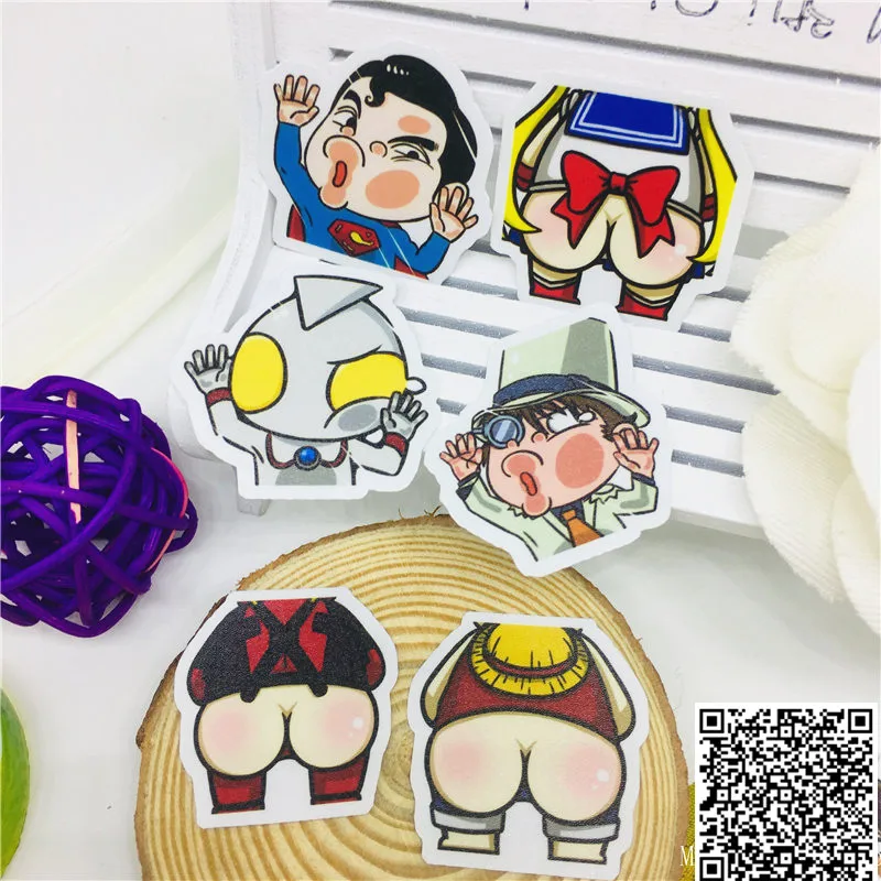 40 pcs Anime all kinds Stickers for Car Styling Bike Motorcycle Phone Laptop Travel Luggage Cool Funny Sticker Bomb Decals