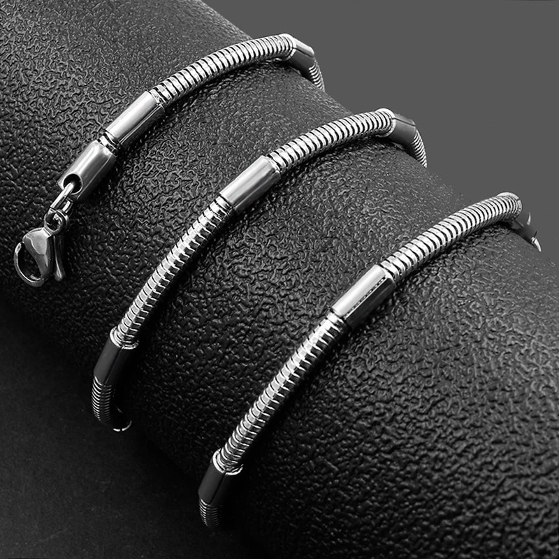 CHIMDOU Simple Silver Color Choker Necklace For Women Punk Stainless Steel colar collier ras du cou femme gargantilha | Украшения и