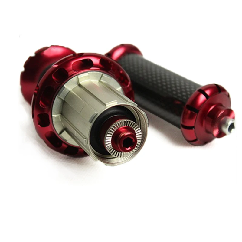 

R36 Hub Road Bike Front 20 Rear 24 Holes 298g/pair Carbon 3K Surface Black Or Red Color Fit For Shimano Ceramic Bearing