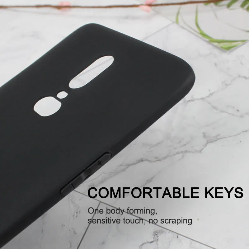 Чехол OnePlus 6 t силиконовый чехол Роскошный Матовый One Plus6 мягкий для T телефона Plus