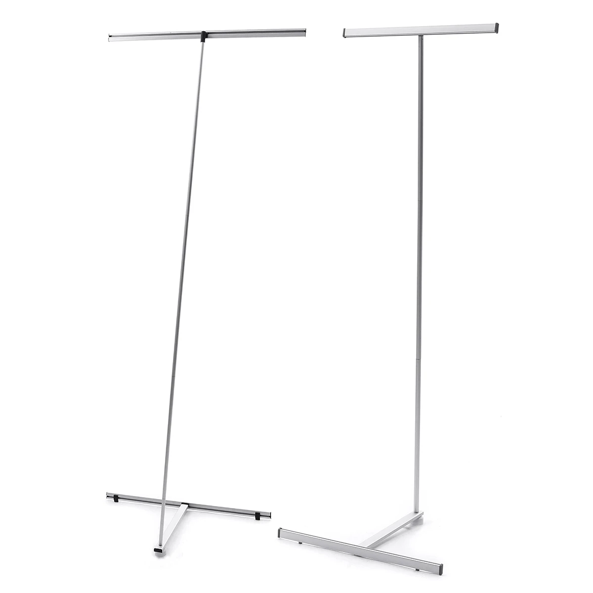 

2 Sizes Aluminum Alloy Advertising Stand Frame Telescopic Display Rack Exhibition Wedding Backdrop Banner Trade Show Decor