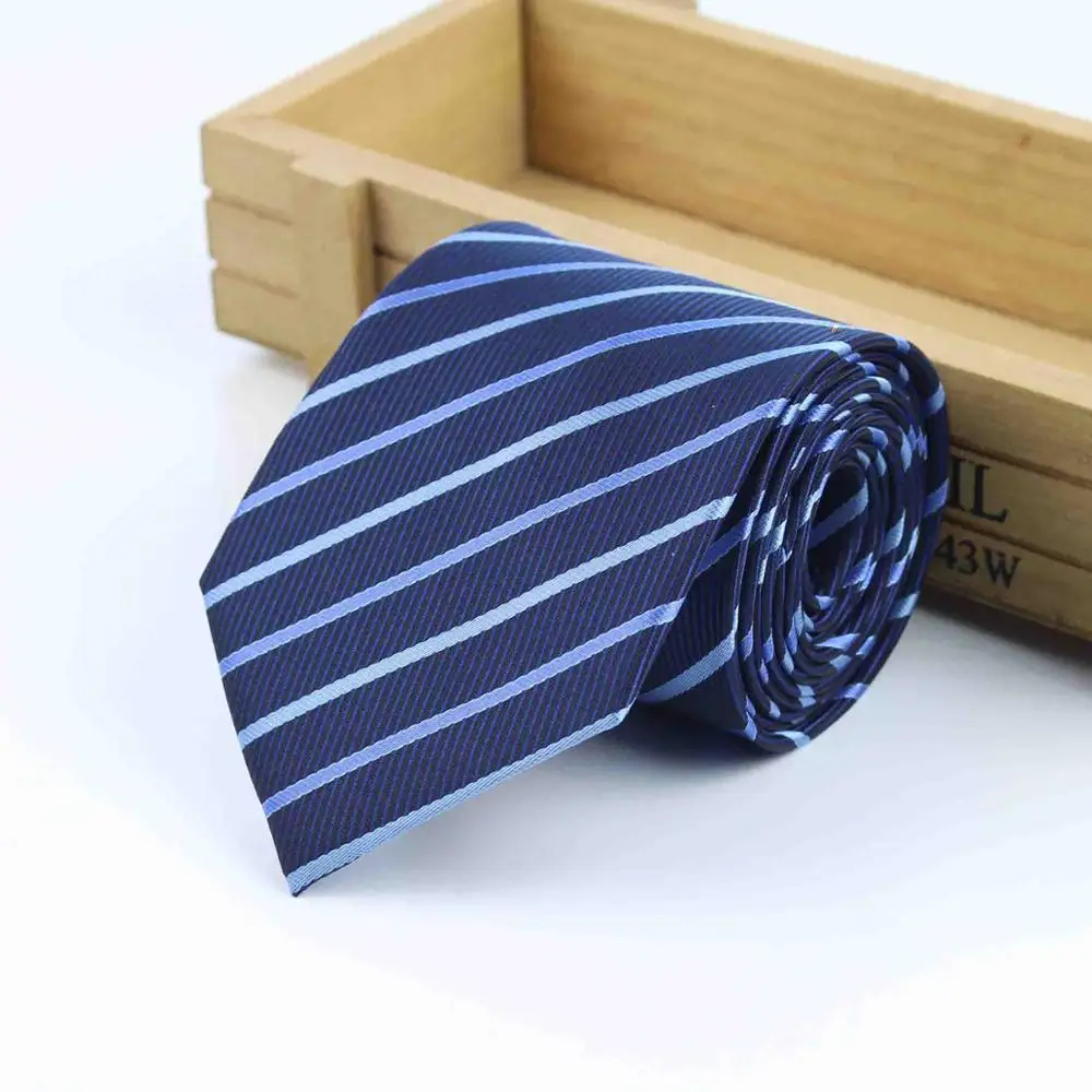 Формальный стандартный размер галстук для жениха джентльмена галстуки для мужчин Свадебная вечеринка полиэстер Gravata тонкая стрела 8 см галстук - Цвет: 5