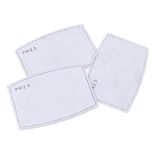 20 штук 5 слоев фильтр с активированным углем N95 эффективность фильтрации PM2.5 против дымки Маски Рот сменные фильтры для искусственного дыхания муфельная печь