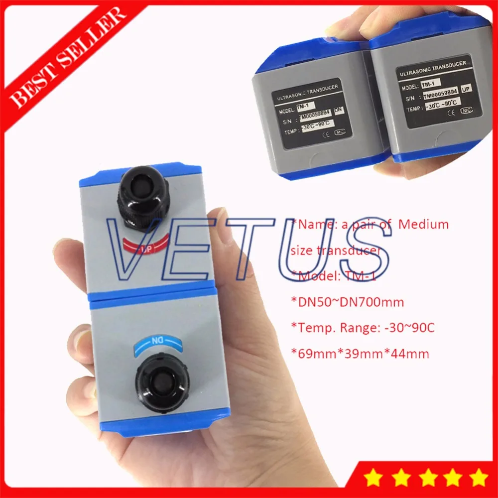 

DN50~700mm TM-1 Ultrasonic Flowmeter Transducer Apply to Wall Mounted TUF-2000SW TUF-2000B Module TUF-2000M Fixed TUF-2000F