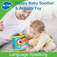 HOLA 3122 Baby Soother & Activity Toy with Music / Light Develop Baby Intelligence Baby Activity Grasping Toy