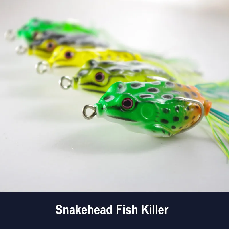 Fresh Water Bass Walleye Crappie Black Fish Fishing Frogs Lure