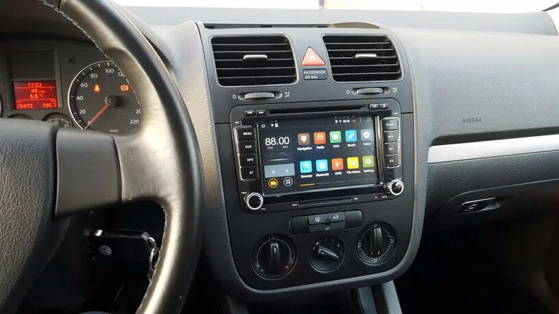 Perfect SilverStrong IPS Android9.0 2din Car DVD for Volkswagen Golf5 for Polo for Tiguan CC B6 B5 for skoda octavia2 fabia 701X30 7