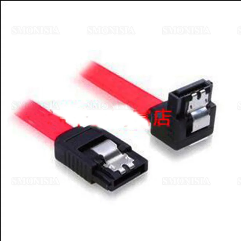 10pcs 500pcs 40cm Sata Data Cable With Shrapnel One Straight One Elbow