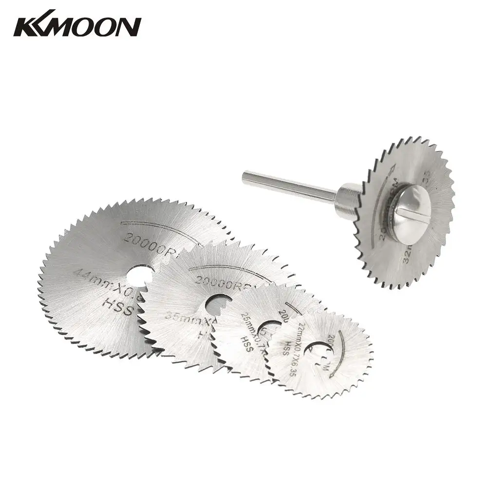 Kkmoon mini 6 шт. лезвий для циркулярной пилы из быстрорежущей стали набор роторных