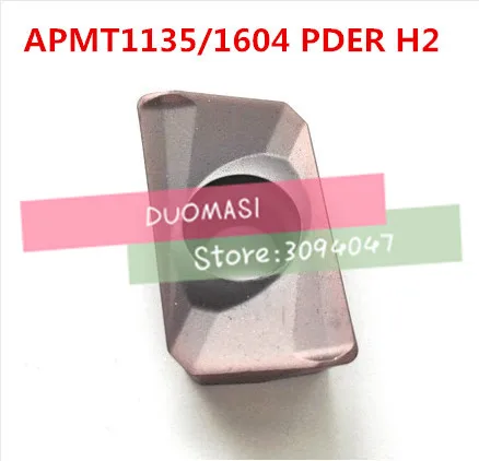 

10pcs Carbide blade APMT1135PDER /APMT1604PDER H2,CNC milling insert,numerical control lathe tool, suitable for stainless steel