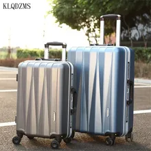 KLQDZMS 20/24 дюймов сумки на колёсиках с sipnner колеса для женщин, масштабных дорожных чемоданов для мужчин