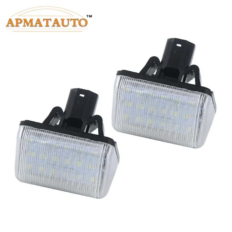 

2pcs White LED License Number Plate Light Bulb Canbus For Mazda CX-5 6 03 13- CX-7 07 eo Kuga Galaxy OEM Replace