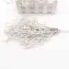 6 piezas Artificial blanco hierba Planta Artificial flores de Navidad de la boda decoración DIY scrapbooking corona de flores ► Foto 2/6