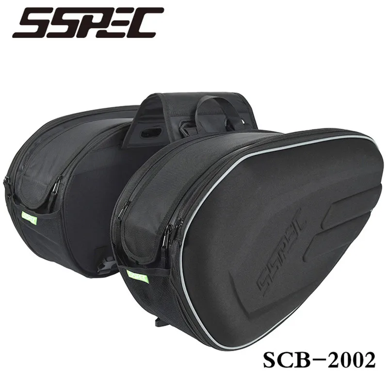 

SSPEC Moto Bags Motorcycle Trunk Box Hard Shell Sacoche Moto Back Seat Bags Tank Carbon fiber Dain With Rain Cover 18-29L Racing