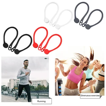 

Vococal 1 Pair Wireless Earphone Silicone Sports Ear Hook Earhooks Protective Accessories for Apple AirPods Air Pods 1 2