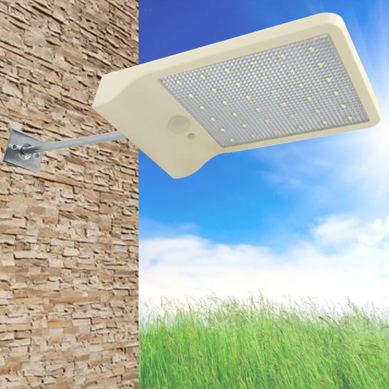

Motion Sensor LED Solar LED Street Lights 36 LEDs 3 Modes High Lumen SMD 2835 LED Diode Solar Wall Lamp IP65 Waterproof