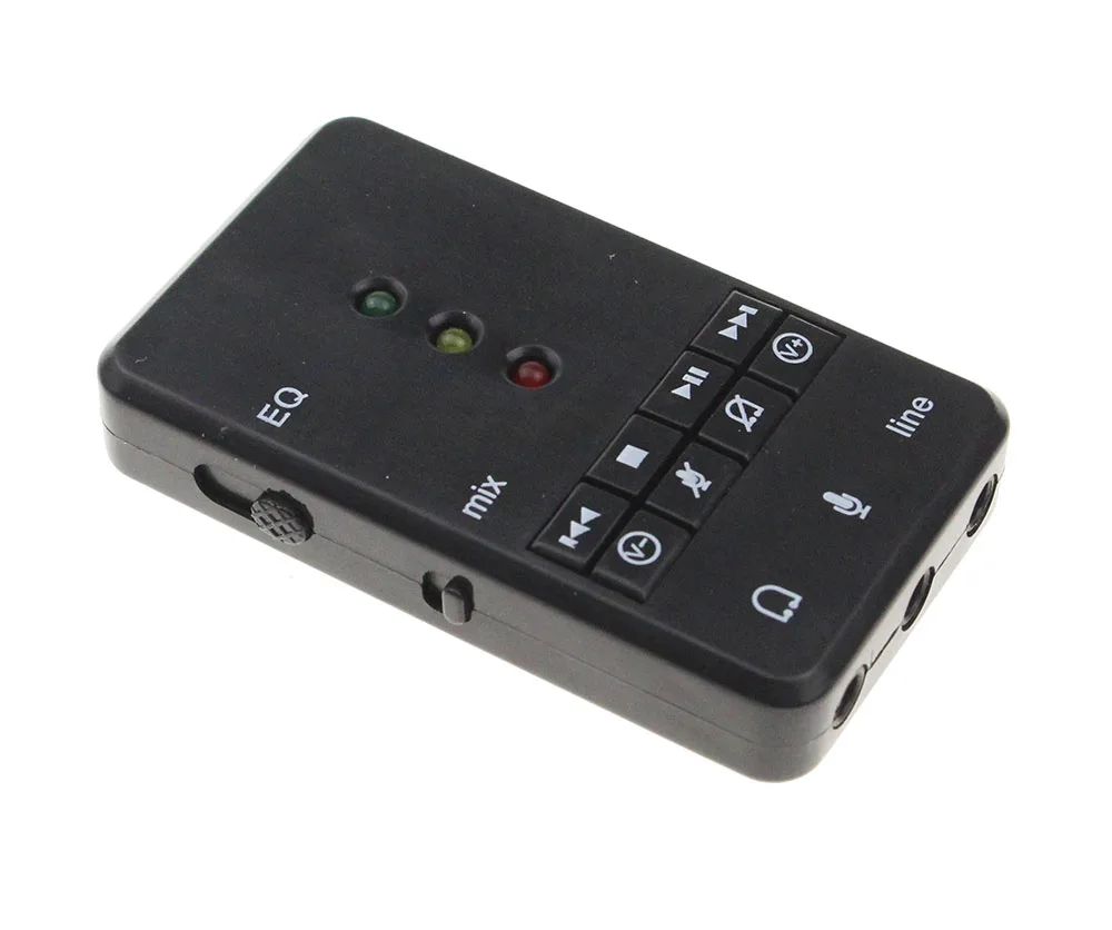 Высококачественная 3D USB звуковая карта EQ Xear Звуковой адаптер 7 1 каналов
