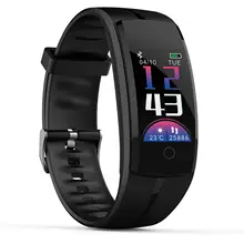 QS100 Sensible Wristband Coloration LCD Health Tracker Coronary heart Fee Blood Strain Monitor Health Bracelet Waterproof Pedometer Band