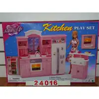 Miniature Furniture My Fancy Life Kitchen for Barbie Doll House Best Gift Toys for Girl Free Shipping