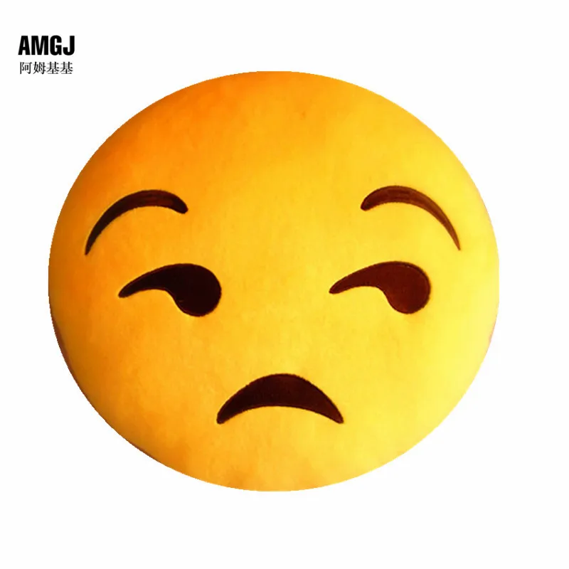 Emoji Plüsch Puppen glücklich traurig wütend lustig Emoji Plüschtiere 