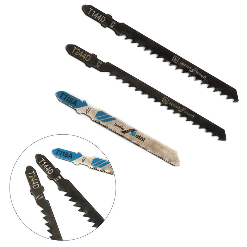 ZENHOSIT 5PCS Jig Saw Blades Fast Cutting Reciprocating Saw Multi Tool