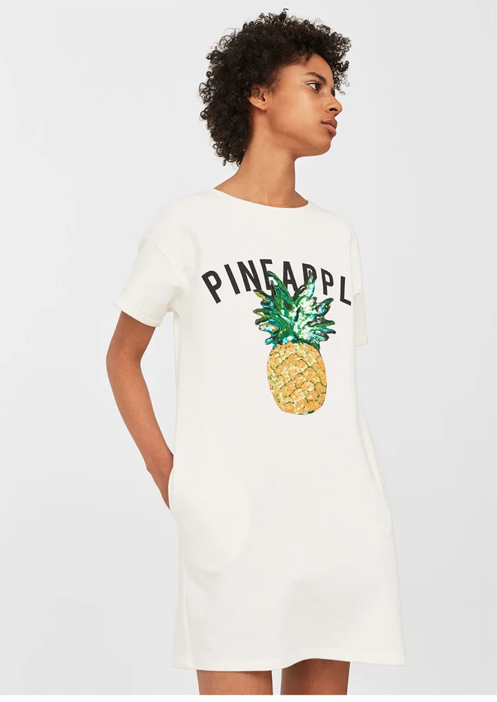 pineapple t shirt dress