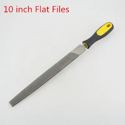 6 Pieces 6 Inches Diamond File Set Flat Triangle Half Round File 6 Types