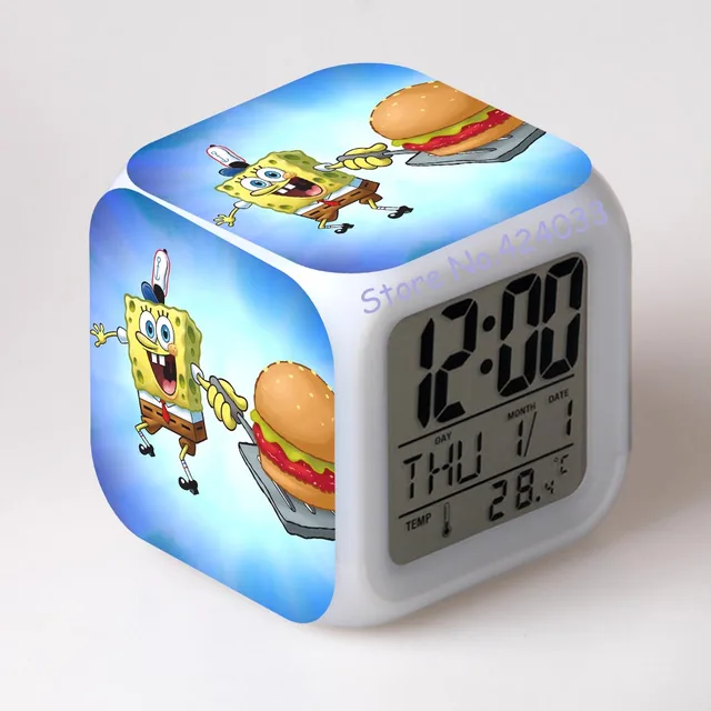 Buy SpongeBob SquarePants Digital Alarm Clock Color