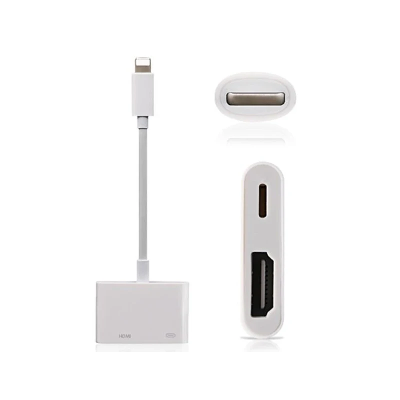 

For iPad to HDMI Adapter For Lightning to Digital AV HDMI 4K USB Cable Connector 1080P HD Adapters For Iphone X 8/7/6/Ipad Air