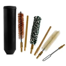 7 шт./компл. для чистки сигнального пистолета набор инструмент для очистки пистолета s отдельно Кол-во 38/357/9 мм карман Размеры ручной оружейный шомпол кисть профессиональное ружье набор инструментов для уборки