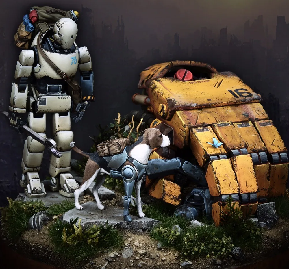 paint resin figures