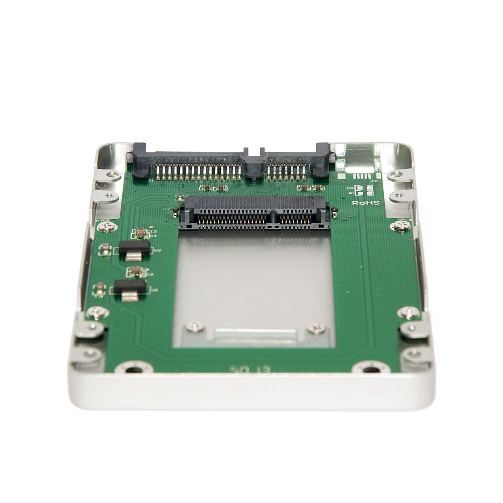 2.5 Inch SATA To Mini SATA Caddy Mini USB 2.0 To SATA SSD Enclosure For Laptop Desktop PC Hard Disk Case portable hdd case